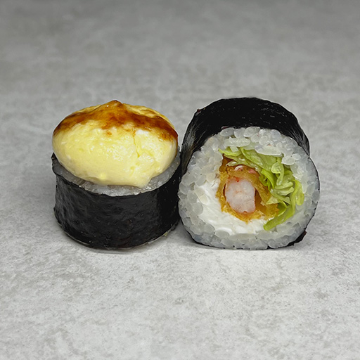 Запеченный Гарлик ролл с креветкой